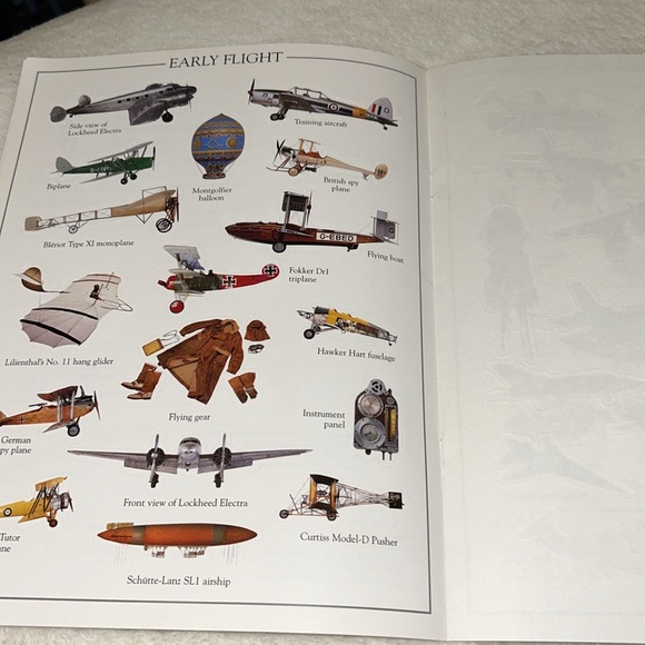 !**KIDS BOOKS 4/$10**! Aircraft More Than 60 Reusable Full-Color Stickersby 2005 - Picture 4 of 9